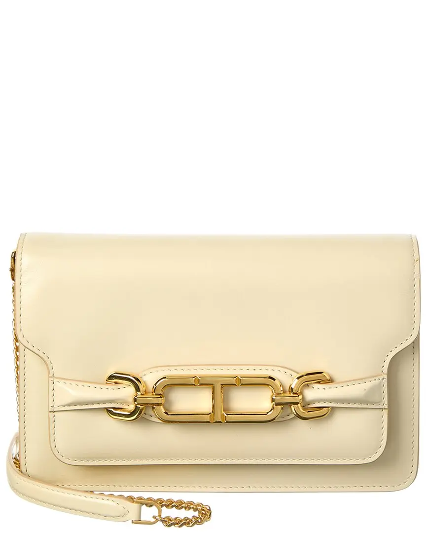 Tom Ford Logo Small Leather Shoulder Bag