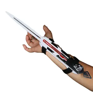 Black Flag Hidden Blade Sleeve Sword Toys Gifts Action Figure Edward Cosplay Props Revolutionary Arrow Can Eject
