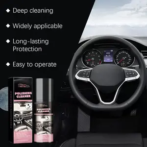 Homonth Car Interior Polishing Agent, Car Interior Polish Renewal Cleaning Maintenance Protection Shine, Anti-Soil Care