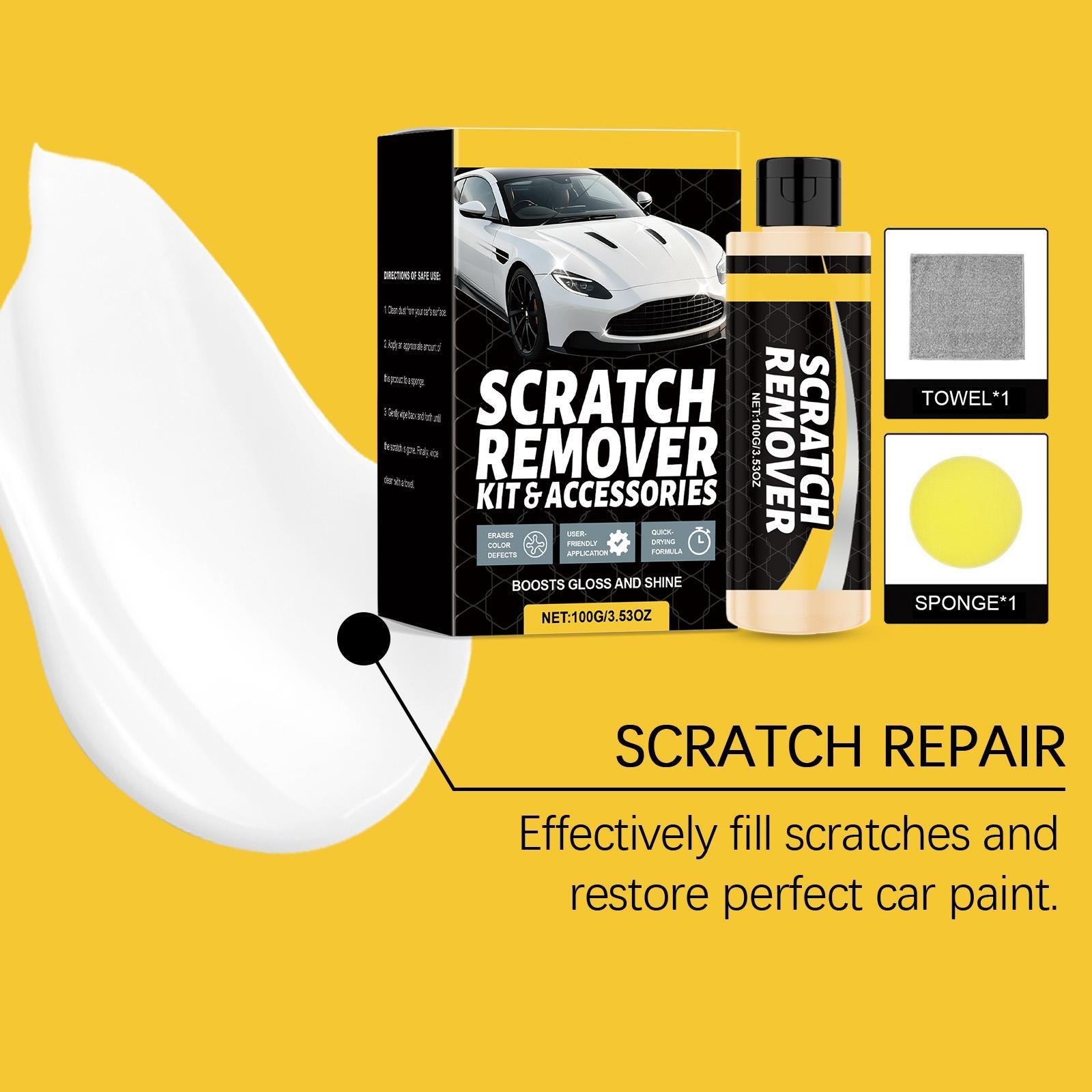 Complete Car Scratch Care Kit | Multi-Surface Paint Repair Cream | Non-Greasy, Polishing & Detailing Vehicle Body