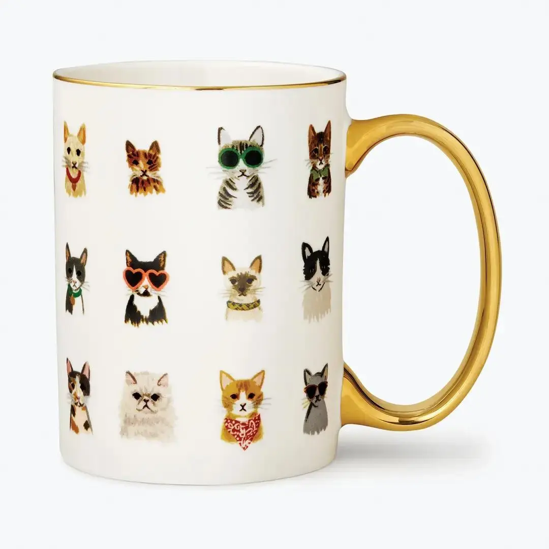 Cool Cats Porcelain Mug