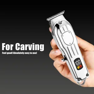 Professional Hair Clippers for Men, Cordless Wireless Hair Trimmer Kit with LCD Digital Display, Rechargeable Electric Haircut Machine, Complete Barber Hair Cutting Set, Safe & Practical Grooming Tool for Family Daily Home Use