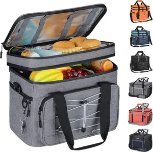 Maelstrom Collapsible Soft Cooler Bag, 30 Cans Beach Cooler, Ice Chest, Leakproof & Portable for Beach, Camping, Road Trips & Grocery Shopping