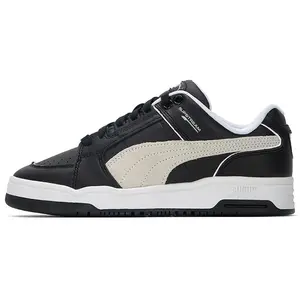 PUMA Slipstream Retro Low-Top Sneakers Unisex Black and White
