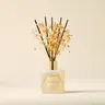 COCORRINA Scented Clean Linen-Fresh Aromatic Oil Diffuser Set for Home - Dried Flowers, Calming Long-Lasting Fragrance, Bedroom Decor Home Accessory for Bathroom Shelf