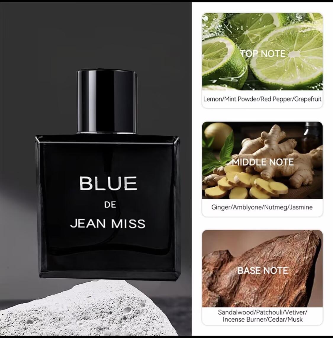 Jean Miss Perfume Set | 3 * 30 ml Liquid Fragrances | With the Flower , Lemon & Musk | long lasting perfume | Daily Scent| Ideal Gift for Couples | Dates & Gatherings | women's perfume | mini perfumes | summer fragrance men