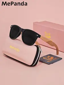 Mepanda 1 Piece Unisex Full Frame Sunglasses，Square Frame Sunglasses UV400 Exquisite Trendy