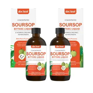 [GRAB 3 NOW] Soursop Bitters Liquid - 120ml Plant-Based Dietary Supplement with Soursop Leaf, Ciguo, Pomegranate Natura Formula for Herbal Detox, Digestive & Gut Health, Immune Support, Energy & Fitness
