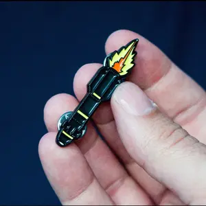 AGM-114 Hellfire Enamel Gift Hat Lapel Pin Badge Collar Clip Collar Clip Collar Clip