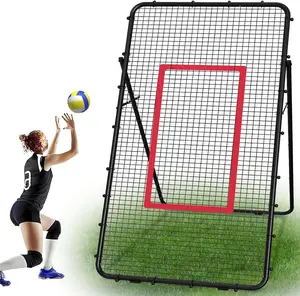 Adjustable 7x4 Ft Volleyball Net - Multi-Sport Training Equipment for Backyard Volleyball Rebounder Practice (Hitting, Serving, Passing, Spiking)