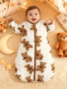 Baby Boy, Baby Boy Clothing, New Style Baby Clothing, Popular, Baby Sleeping Bag, Autumn, Winter, Warm, Long Sleeve, Baby, Blanket, Swaddle Blanket, Bath Robe, Baby Girl, Unisex for Baby Boys and Girls, Suitable for Newborns and Babies Aged 0-3 Years
