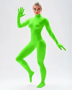 Second Skin Catsuit - Neon Green