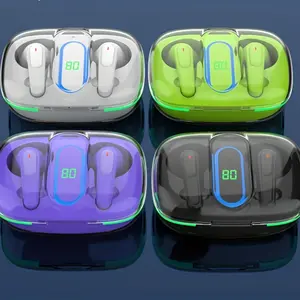 New Wireless Earphones for 2024 Featuring LED Display And Touch Controls, Designed for Sports, Music, And Gaming, Compatible with Both Ios And Android