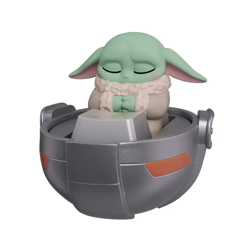 Star Wars Cute Grogu Keycap Blind Box Premium Decorative Keycap For Mechanical Keyboard Perfect Geek Gift & Exclusive Collectible For Franchise Lovers