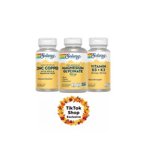Winter Wellness Bundle (3 Pack includes: Magnesium Glycinate + Vitamin D3/K2 + Zinc Copper) Healthcare