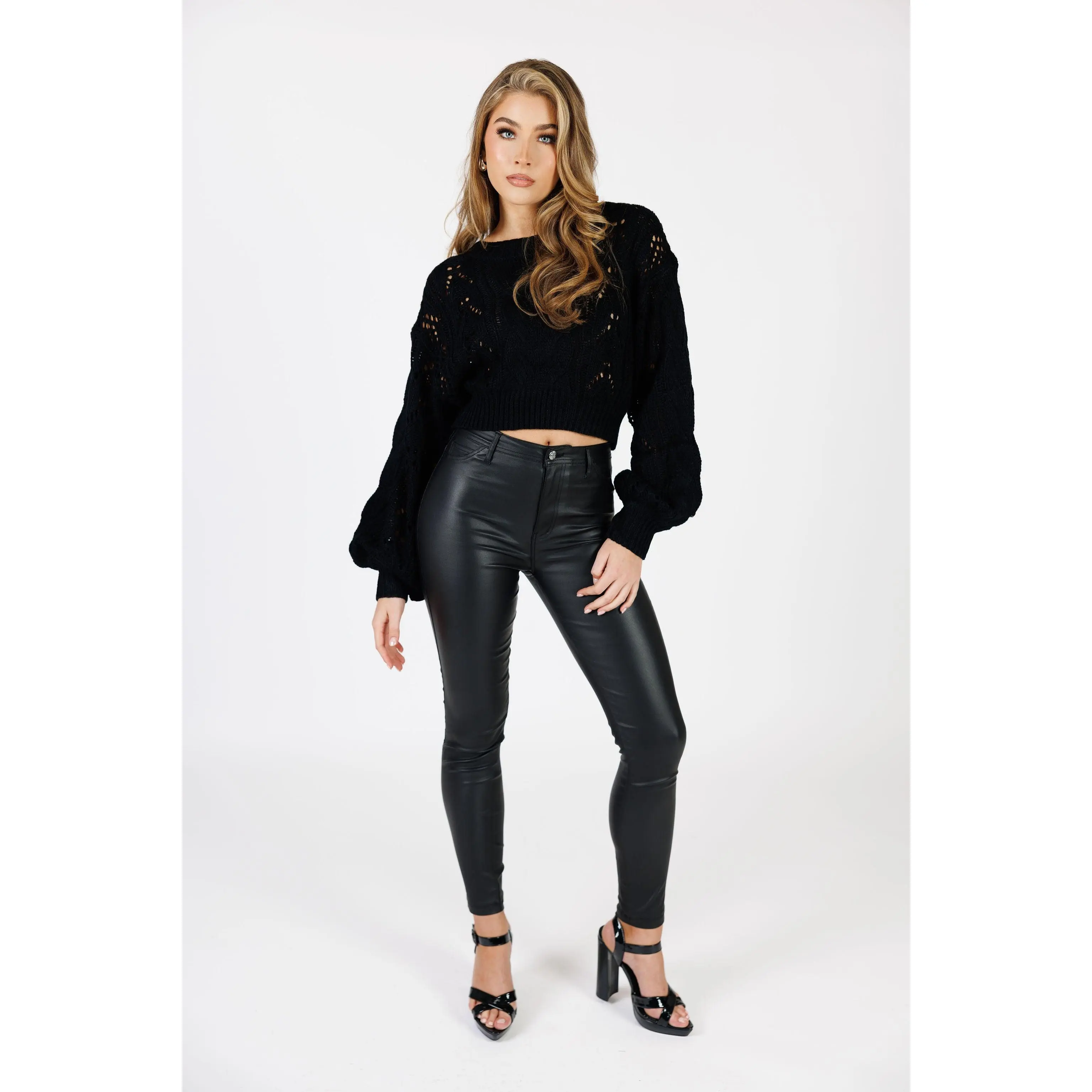 Jade Faux Leather Skinny Jegging