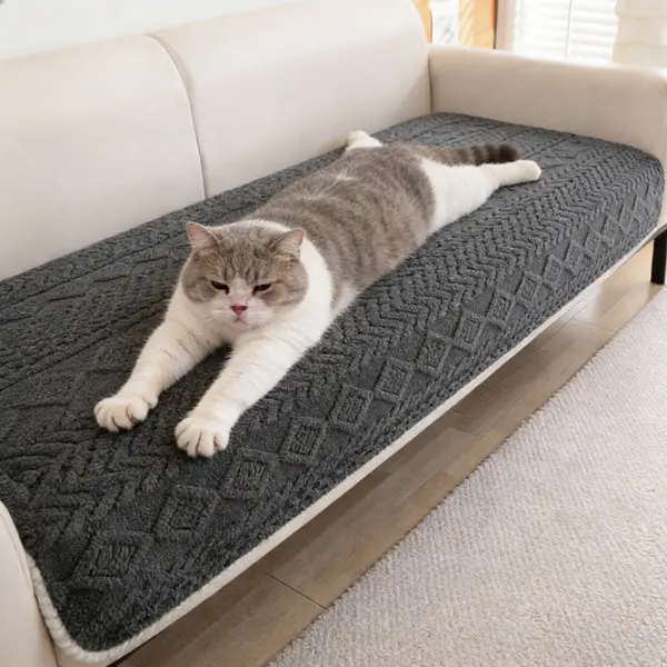 couch covers for sectional sofa sofa covers washable couch covers for dogs Soft Fabric Cat & Dog Friendly Sofa Cover Universal Fit for 1/2/3/4 Seat Sofas Non-Slip Slipcover Comfortable Towel Pet Friendly Easy to Use sectional couch covers for sofa
