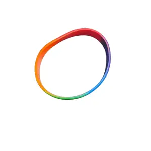 Rainbow Silicone Bracelet, Gay Pride, LGBTQ+ Jewelry  Only 1 bracelet. Fashion Statement Style Statement