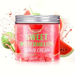 Rozino Sweet Watermelon Scrub Cream Fresh Fruit Scented Brightening Essence for Radiant Skin 200g