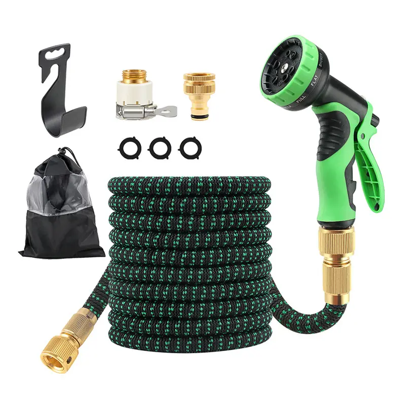 Summerwins FORMA GRAIN Magic Telescopic High-Pressure Flexible Garden Hose, Waterhose with Spray Gun - Irrigation Tool for Outdoor Garden Watering & Adjustable Watering Equipment, Irrigation Hose