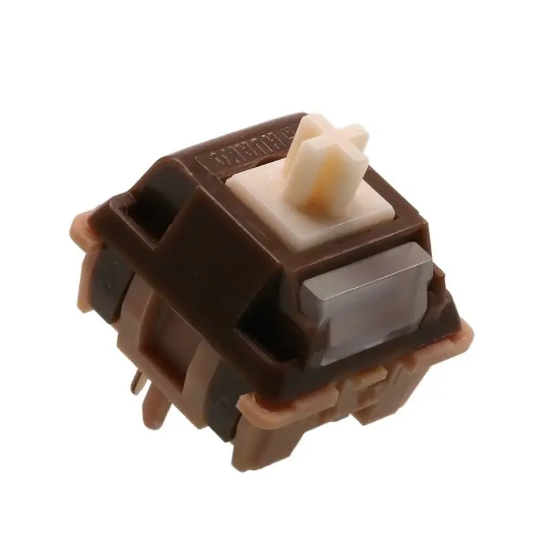 Caramel Latte V2 Switch 45g Linear POM Material Pre-Lubed 5 Pins HotSwap Switches For Mx Gaming Mechanical Keyboard