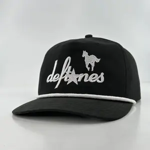 DEFTONES White Pony Snapback Hat – Embroidered Rock Band Cap, Adjustable Breathable Streetwear Baseball Hat, Vintage Music Fan Gift for Men & Women 2026