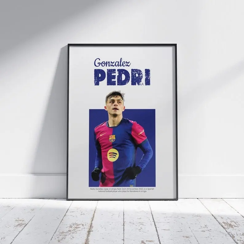 Pedri Poster | Inspirational Football Quote Print | Pedri Wall Art