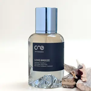 CN1 Fragrance Love Breeze Women's Eau de Parfum 50ml 1.7fl oz with Cloudberries, Floral Heart, and Daisy Petals - Limited Edition