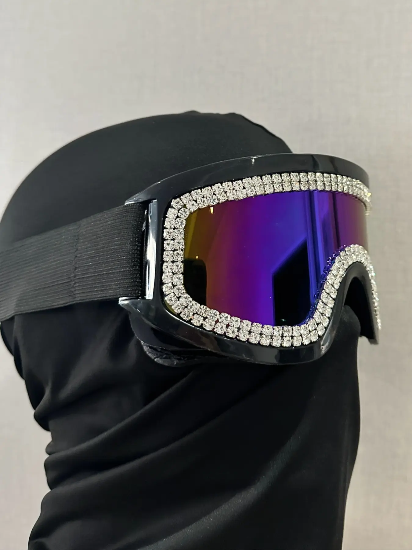 Sporty Skiing Goggles with Four Breathable Holes, Outdoor Windproof Goggles for Skiing, Motorcycle Riding, Skiing Accessories, Protective Gear, Motobike Riders Gear