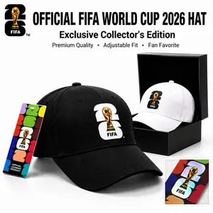 FIFA World Cup 2026 Official Collector Hat, Limited Edition Fan Gear Baseball Cap, Licensed Football Souvenir, Adjustable Unisex Sports Cap, World Cup Merchandise Gift for Men & Women