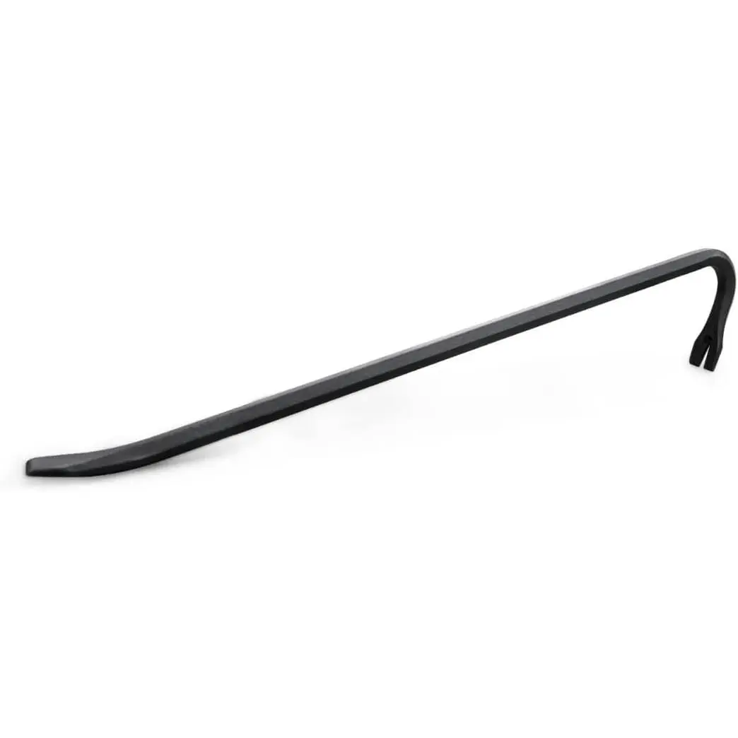 Olympia Tools 18" Wrecking Bar, Heavy Duty Pry Bar with Beveled Chisel End and Forged Carbon Steel for Prying, Lifting and Pulling Nails