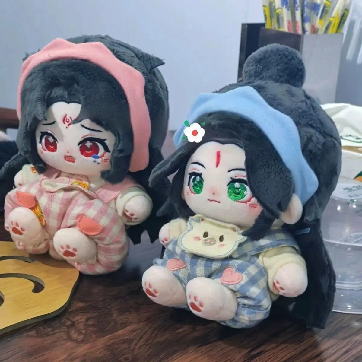 20cm Anime The Scum Villain's Self-Saving System Scumbag System Luo Binghe Shen Qingqiu  Plush Idol Cotton Body Pillow Birthday