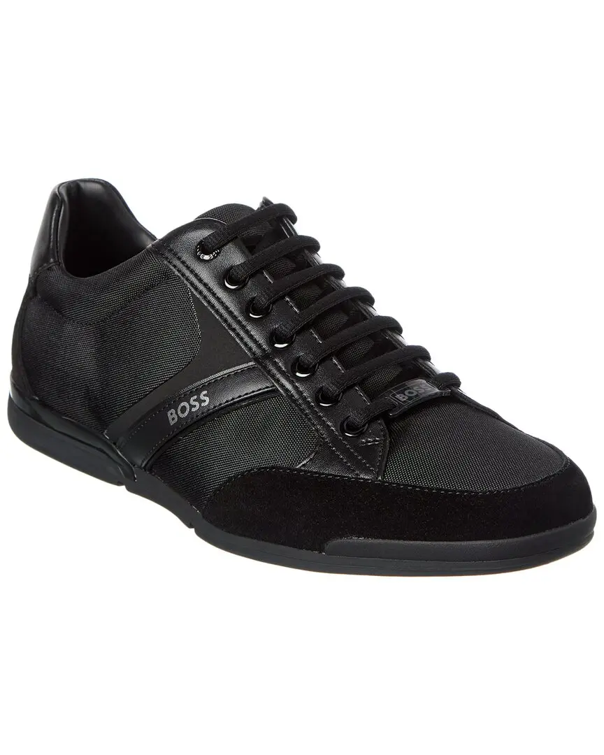 Hugo Boss Saturn Canvas & Leather Sneaker