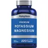 Piping Rock Potassium Magnesium Supplement | 220 Capsules | Non-GMO, Gluten Free Premium Complex