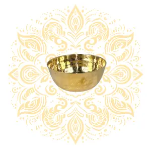 Brass Hammered Kansa Bowl 3.5"
