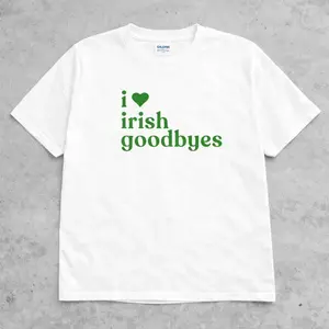 Funny St Patrick's Day Baby Tee Irish Goodbye Shamrock Kiss Me Im Irish BORG Drinking Unofficial Cotton Shirt for Boys