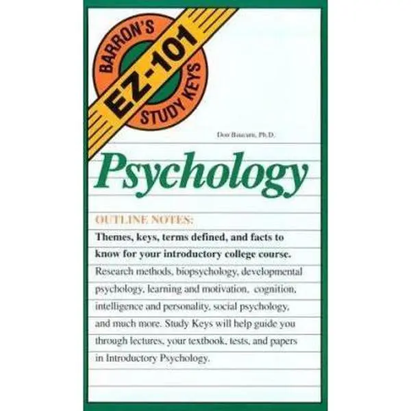 USED-Psychology (EZ-101 Study Keys) by Don Baucum (Paperback)