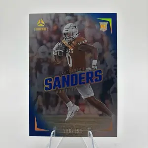 2024 Panini Luminance #144 Ja'Tavion Sanders Blue #/150