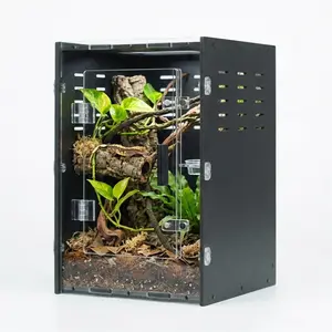 MonsterBox Enclosure's 8"8"12"PVC Reptile Enclosure Enclosed
