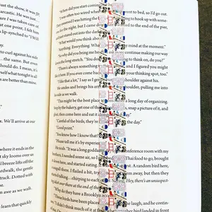 Skinny Bookmark for Hockey Romance Novels