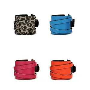 Unisex Leather Dual-Wear Bracelet for Women and Men Adjustable Leather Bracelet for Couples BF GF Gothic-Inspired Brat Accessories for Everyday Wear, Birthday Gifts, Valentines Gifts, Special Occasions