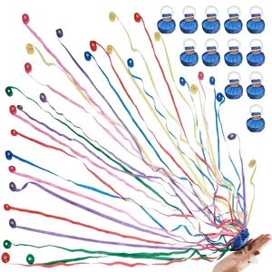 12-Pack Colorful Streamer Poppers – No-Mess Confetti Launchers for Birthdays, Weddings, Graduations, School Events, Retirements & Celebrations
