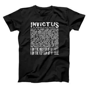 Invictus Poem T-Shirt, Sweatshirt, Hoodie
