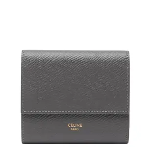 Pre-owned Celine Others Small Leather Goods Leather Wallet