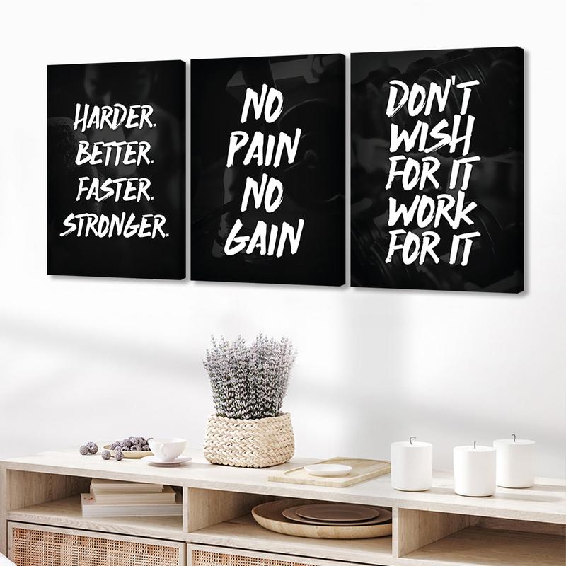 3Pcs Wooden Framed Canvas Painting, Black And White Cityscape With Motivational Quotes, Exquisite Poster, Home Decoration, Pattern Wall Art Decor, For Living Room, Bedroom, Office, Restaurant, Bar Wall Decor, Odorless, Painting, Print Artwork. 3Pcs Wooden Framed Canvas Painting, Black And White Cityscape With Motivational Quotes, Exquisite Poster, Home Decoration, Pattern Wall Art Decor, For Living Room, Bedroom, Office, Restaurant, Bar Wall Decor, Odorless, Painting, Print Artwork.