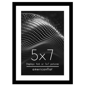 Picture Frame with Mat | Modern Style | Shatter-Resistant Glass | Wall Display
