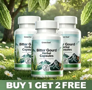 [BUY 1 GET 2 FREE]Green Bud 1 Bitter Gourd Herbal Capsules Contain Extracts of Bitter Gourd, Cinnamon, Ginseng, and Mulberry Leaves, etc.