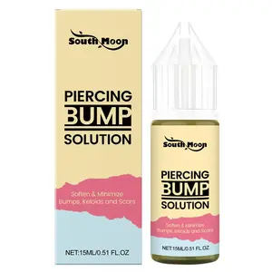 Ear Piercing Care Liquid for Daily Use, Body Hole Care Liquid, Suitable for Nose, Ears, Body, 15ML, Essential Ear Care Solution
