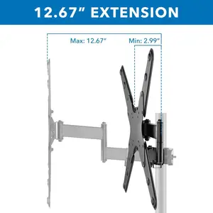Full Motion TV Pole Mount