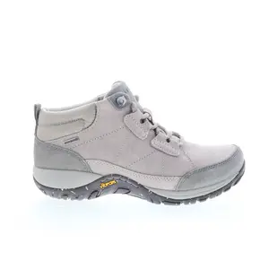 Dansko Pearla 4360-797800 Womens Gray Suede Lace Up Casual Dress Boots